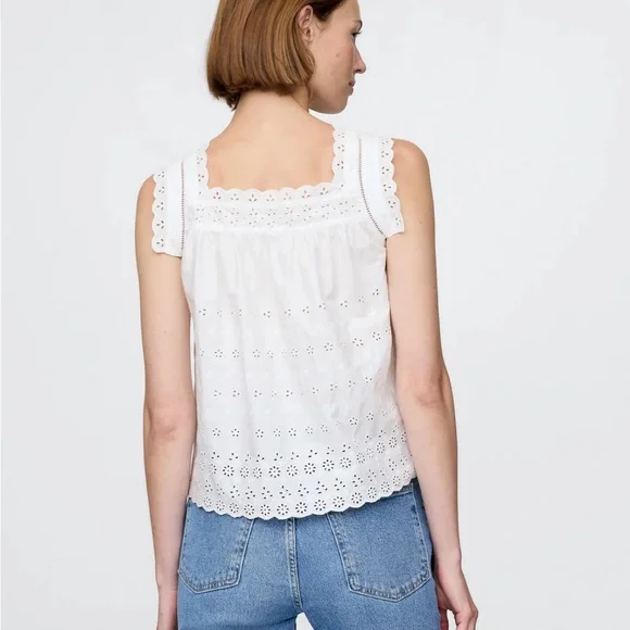 Doen x Gap white eyelet top - Picture 3 of 7